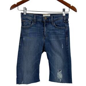 Mcguire Women's Majorelle Distressed Cut Off Jean Shorts Size 24